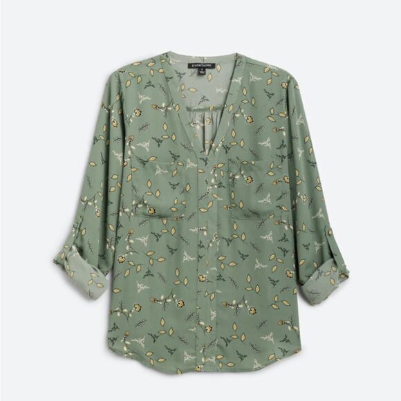 41 HAWTHORN
Astrid Two Pocket Blouse Light Green S Stitch Fix Nwt - Picture 2 of 7